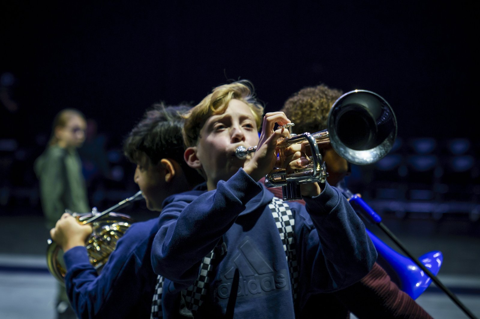 Blazers van koperen instrumenten